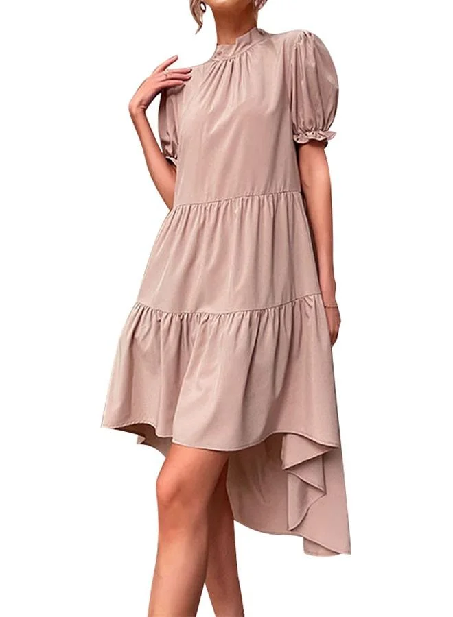 YUNIQEE Tiered High-Low Dress