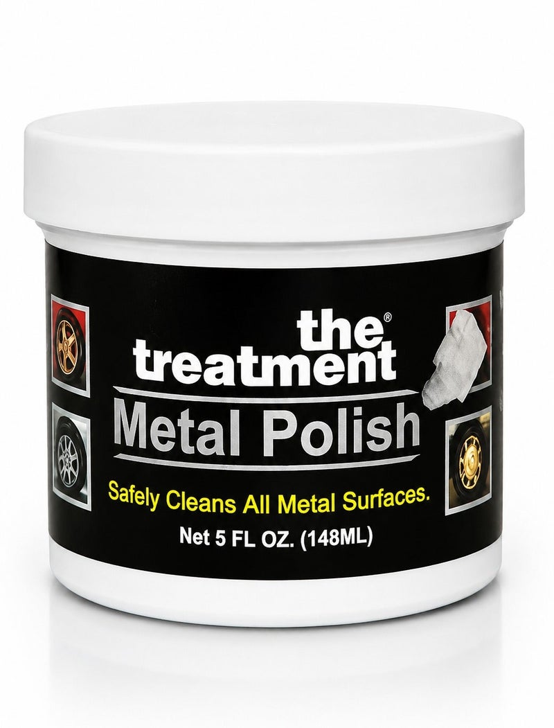 The Treatment Metal Polish 148ML, Multi-Metal Surface Cleaner & Polishing Compound, Stain & Tarnish Remover for Car Wheels, Chrome, Brass, Copper, Stainless Steel & Automotive Metal Care-The Treatment - Image 1