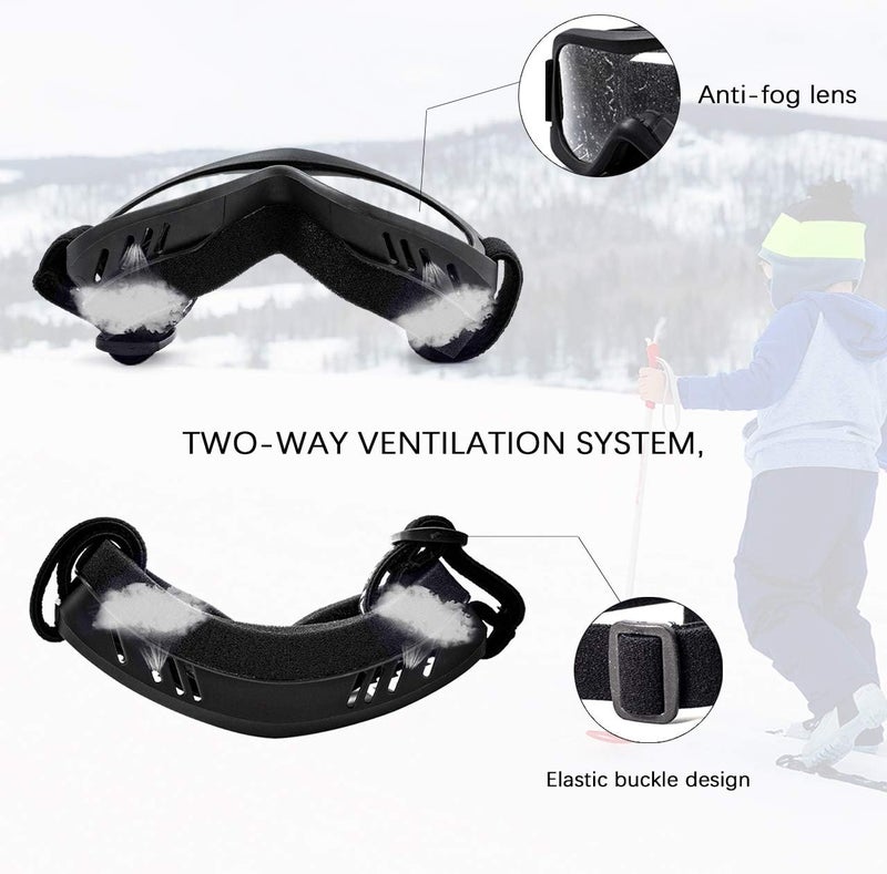 MAXJULI Kids Ski Goggles - Helmet Compatible Snow Goggles for Baby &Toddler with 100% UV Protection Age 0-4 4301 - Image 4