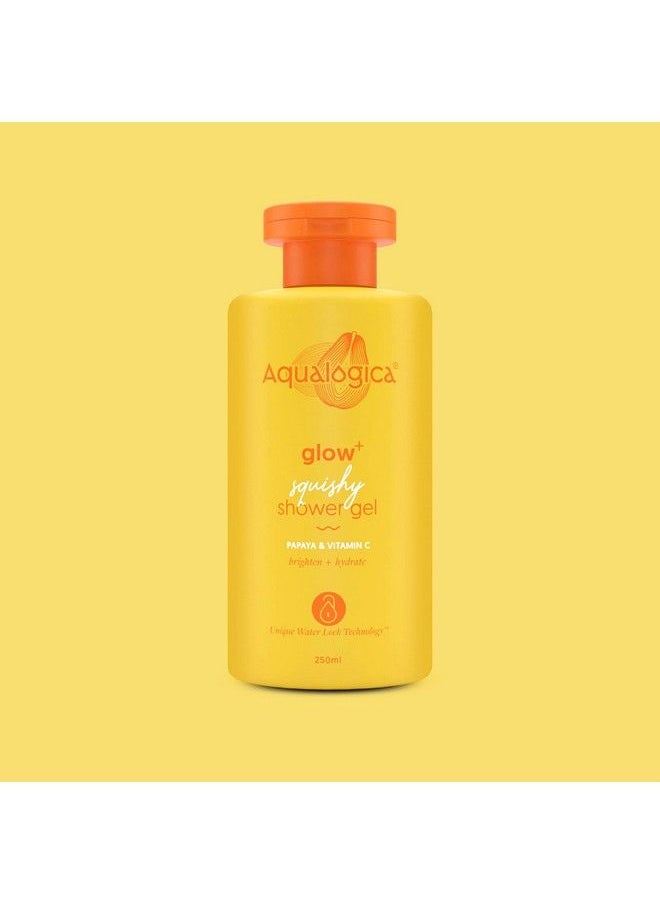Aqualogica - Glow+ Squishy Shower Gel With Vitamin C & Papaya 250 Ml - Image 1