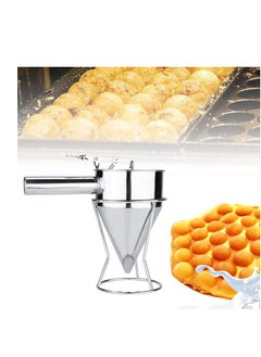 DLC Piston Funnel - Stainless Steel Baking and Dessert Funnel Cooking Tools with Rack for Home Kitchen Use  - Image 4