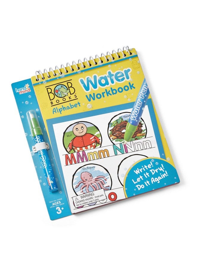 hand2mind hand2mind Bob Books Alphabet Skills Water Workbook, Reading Toys, Water Coloring Books for Toddlers, Bob Books Workbook, Water Pens for Toddlers, Reading Games, Alphabet Toys (1 Water Book and Pen) - Image 1