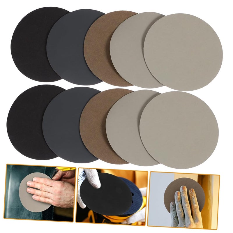 Hemobllo 30pcs Wet Dry Sanding Pads for Woodworking Versatile Grits for Fine Finishing Lightweight and Efficient Sandpaper for Furniture and Craft Projects - Image 4
