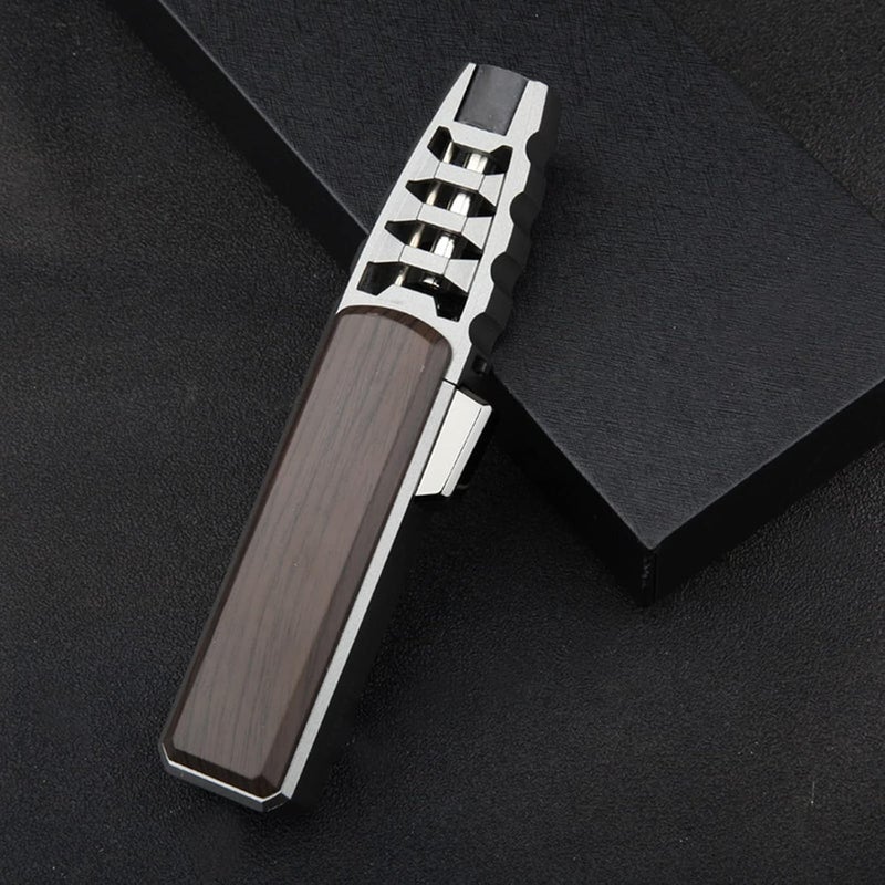 comfrt Plasma Lighters, Turbine Torcher, Torch Lighter Jet Flame Solar Beam Torch, Windproof Refillable Butane Lighter for Candle Camping BBQ Kitchen- Butane Not Included (Type A) - Image 1