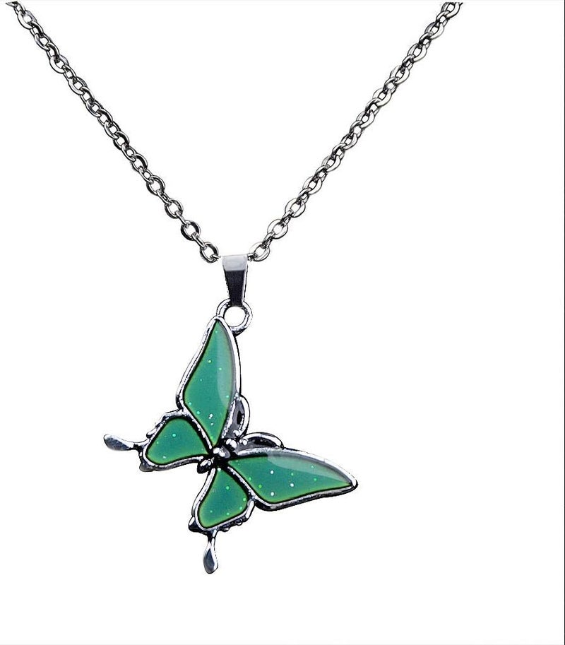 FM FM42 Temperature Sensing Color Changing Pendant Necklace with 19.29" Stainless Steel Rolo Chain - Image 3