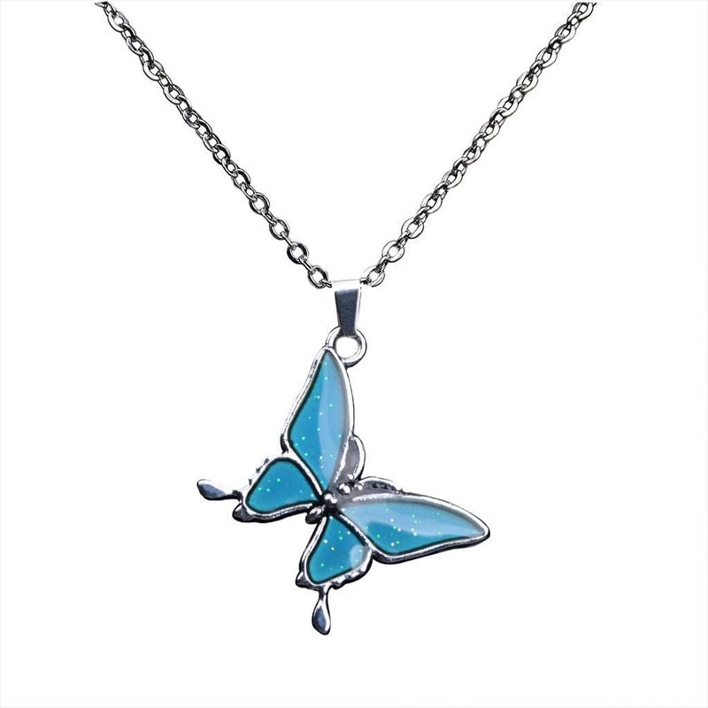 FM FM42 Temperature Sensing Color Changing Pendant Necklace with 19.29" Stainless Steel Rolo Chain - Image 4