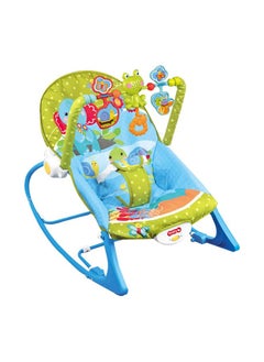 Comforting shakes and entertaining rattles with a fun baby bouncer with entertaining rattles