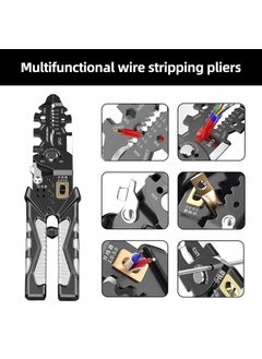 Drumil Drumil 25 in 1 Multifunction Wire Strippers Cutter ElectricalsShearing Wire Stripping Cutting and Crimping with Splitting and Winding More Precision Stainless Steel Hand TooL CUTTER  - Image 2