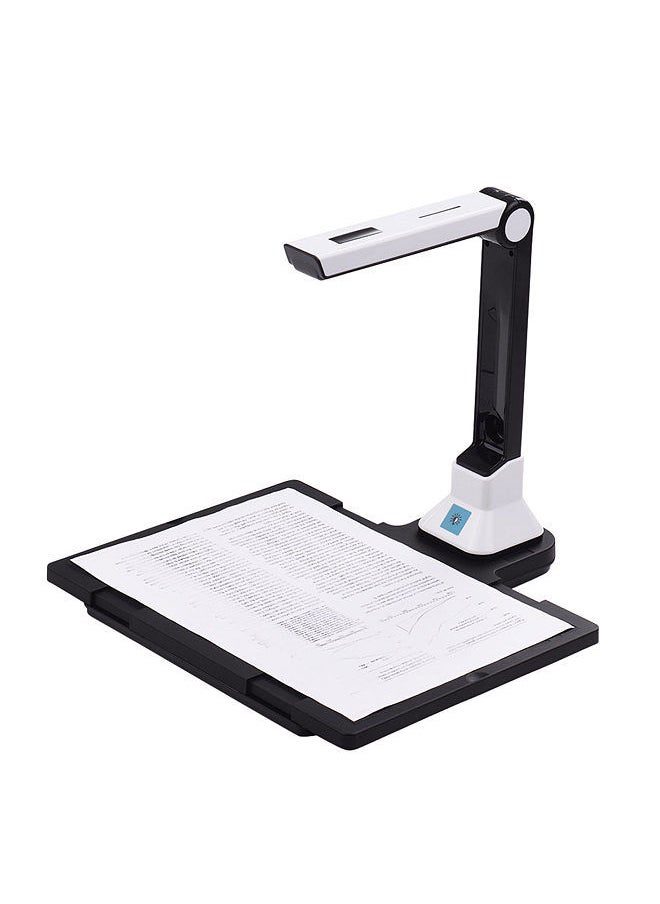 Generic - BK50 Portable 10 Mega-pixel High Definition Scanner Capture Size A4 Document Camera with Hard Plastic Plate for Card Passport File Documents Recognition Support 7 Languages - Image 1