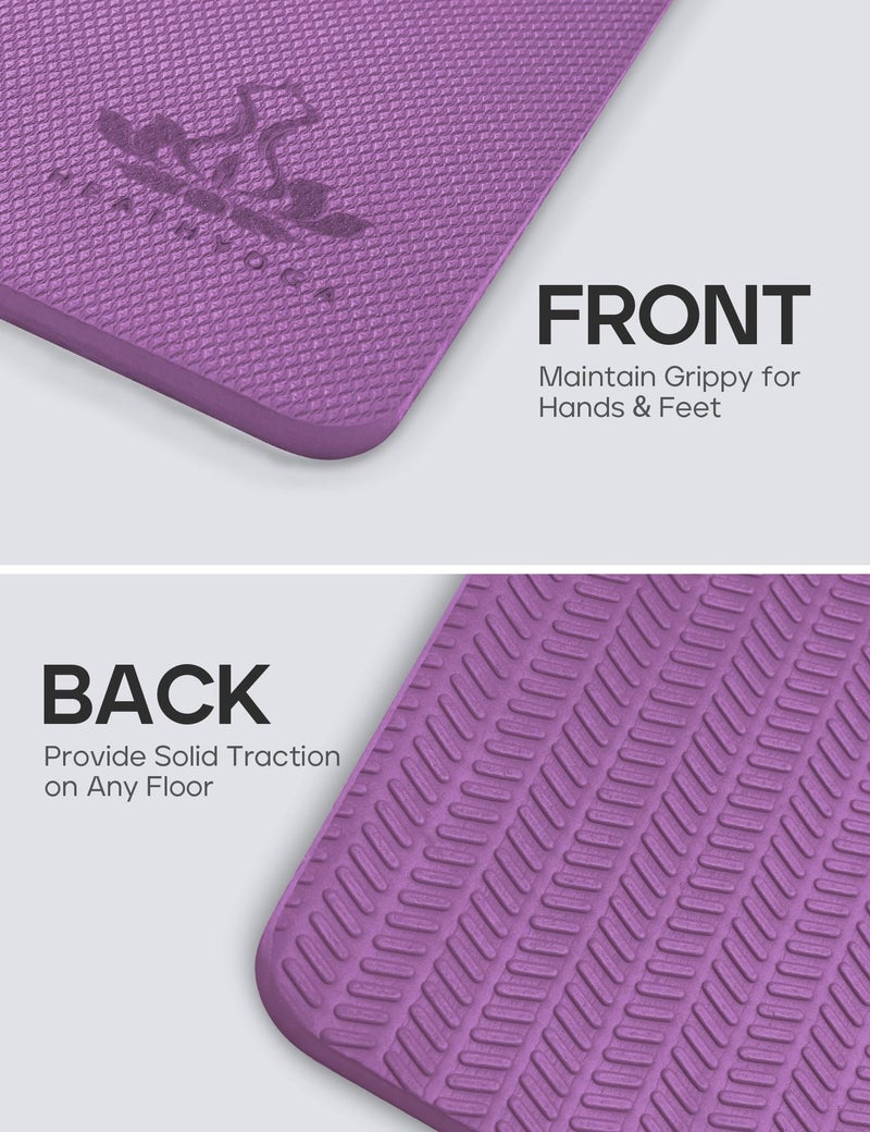 Heathyoga Yoga Knee Pads Cushion Non-Slip Knee Mat by Heathyoga, Knee Pad for Gardening Yard Work, Yoga Knee Pad Cushion for Yoga and Floor Exercises Yoga Mat Accessory 26"x10"x0.5" - Image 3