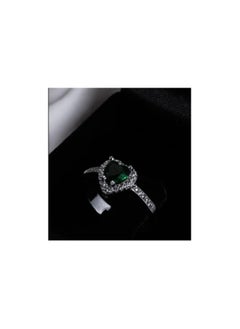 PANDORA "Embrace Nature's Beauty: The Pandora Green Heart Ring - A Stunning Symbol of Harmony and Renewal, Meticulously Crafted to Add a Touch of Vibrant Elegance to Your Jewelry Collection, Perfect for Celebrating Special Moments and Cherished Memories."  - Image 2
