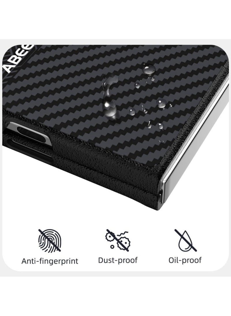 General Carbon Fiber Magnetic Case Compatible with Samsung Galaxy Z Fold 7 2025Cover with Invisible Magnetic, Ultra-thin Matte Anti Shock and Anti Fall Cover for Wireless Charging  - Image 5