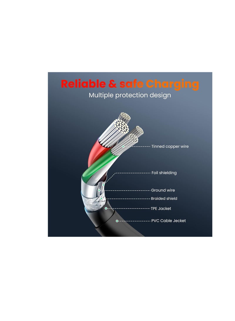 Terabyte 45W Laptop Charger for Acer Chromebook 11 13 14 15 A13-045N2A C720 CB3-431 PA-1450-26 R11 Acer Aspire One Cloudbook AO1-131 AO1-431 R14 R5 V3-371 Travelmate Series 3.0 x 1.1mm 19V 2.37A - Image 5