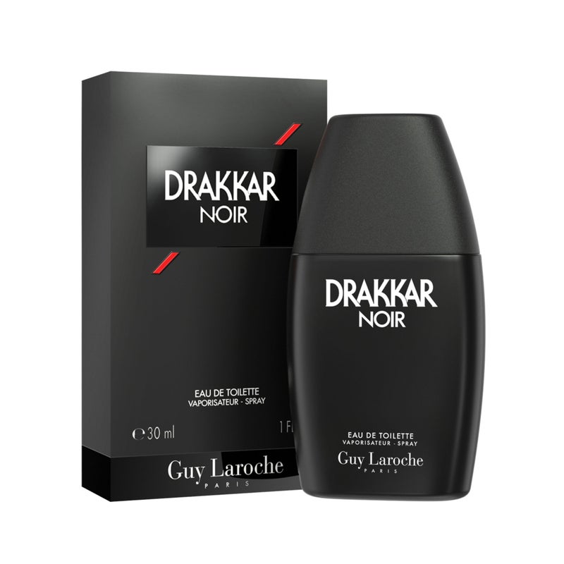 Guy Laroche Drakkar Noir, Iconic Designer Fragrance, Intense & Powerful Eau de Toilette, Fougere Blend & Aromatic Spices, Long Lasting Mens Cologne, Day and Evening Scent, 1.0 Fl. Oz. - Image 1