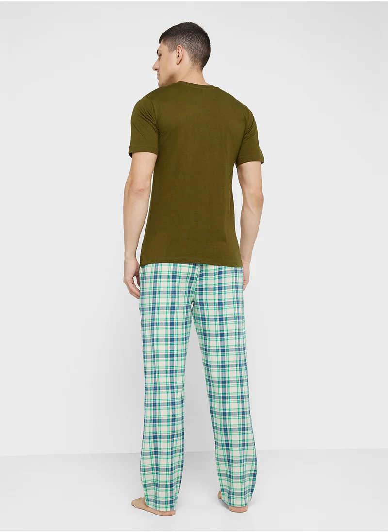 Robert Wood Nightwear T-Shirt & Pants Sets