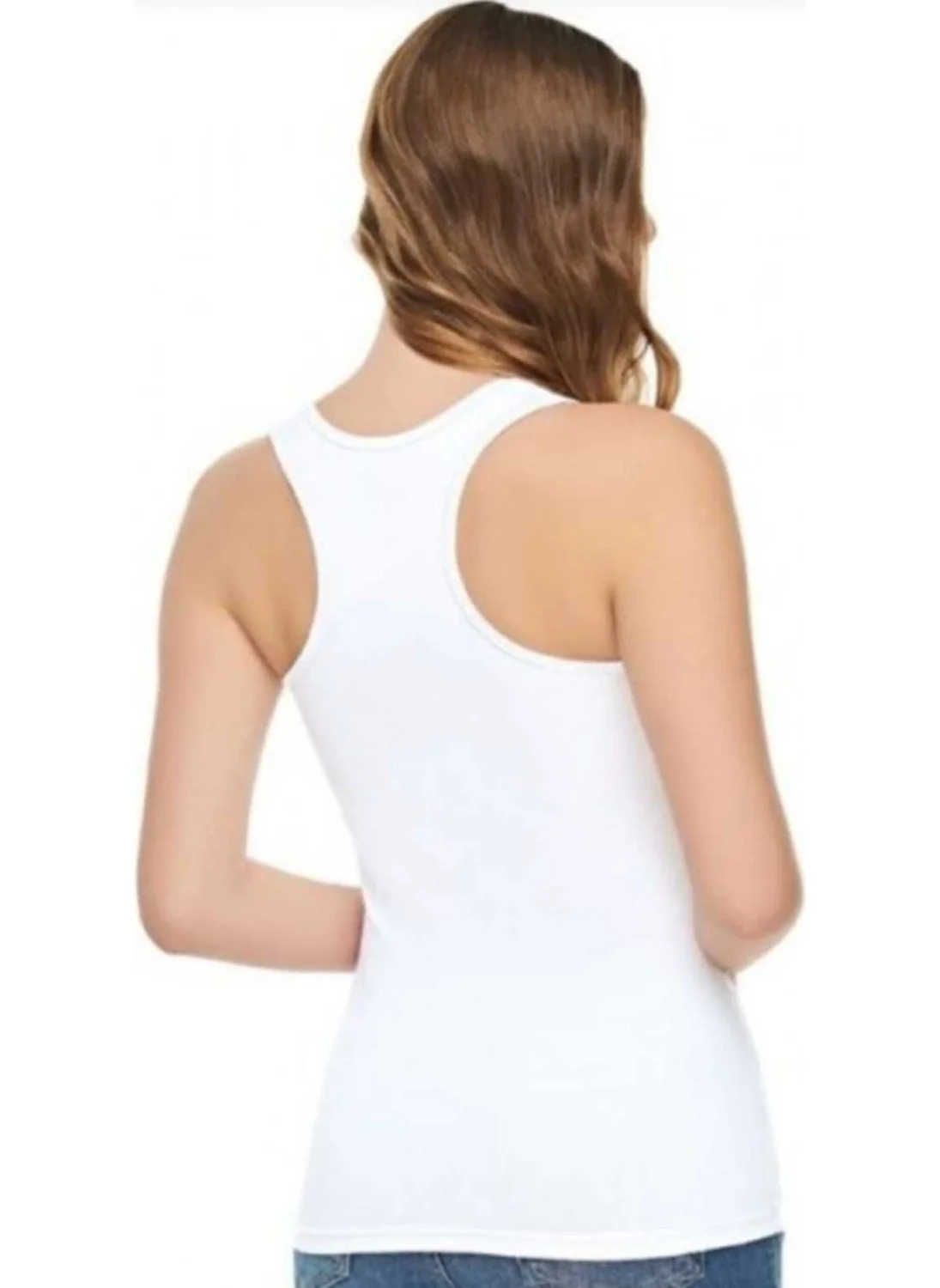 Tutku Passion Women's 3-piece White Elastane Lycra Sports Undershirt 0145