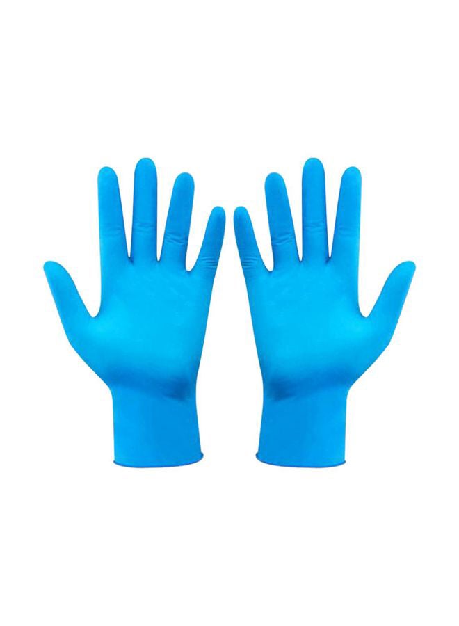 NIBEMINENT 50-Pair Disposable Hand Gloves Blue  - Image 1