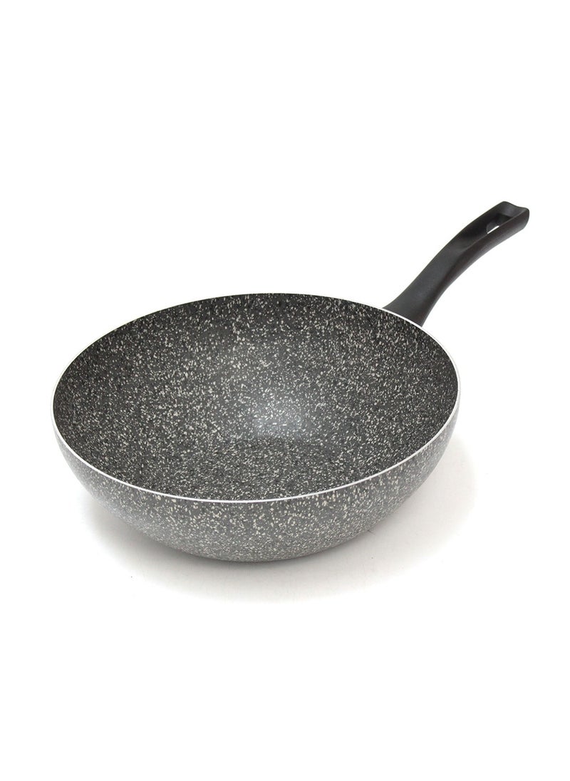 Hascevher - Granite Wok Pan Non-Stick Coating Frying Pan Cookware Stir Fries, Made in Turkey 28cm - 4L - Image 1