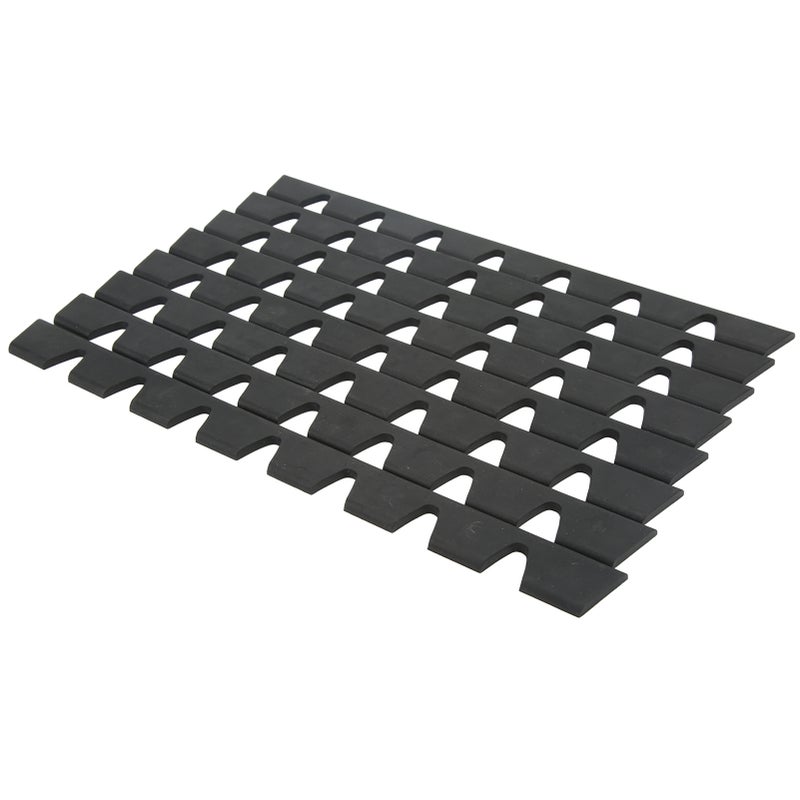 8pcs Front Bumper Scrape Guard Set Rubber Black Universal Bumper Anti Scratch Protector - Image 5