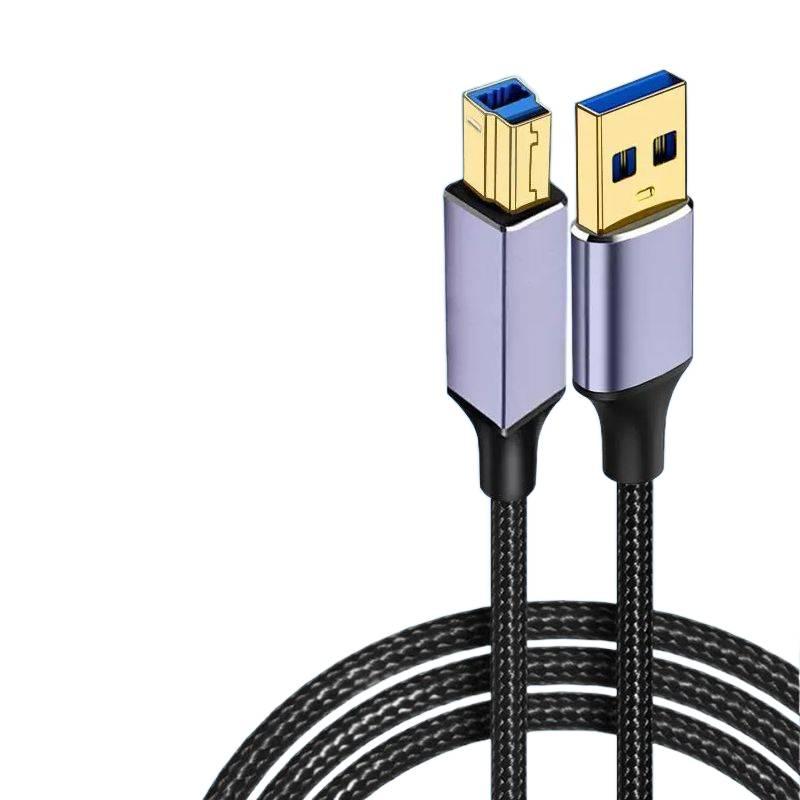 كابل بيانات بقدرة 100W وUSB 3.0 وبغلاف مضفر لـ شحن الهاتف والتابلت ونقل البيانات واستخدام المحولات والإعداد المكتبي والحمل أثناء السفر - Image 2