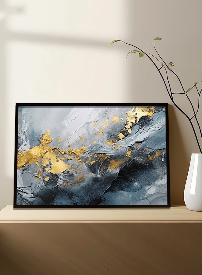 4gdran Canvas Wall Art For Wall Decoration Abstract Design With A Hollow Frame Size 120x80cm One Piece  - Image 2