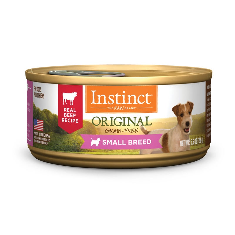 Instinct وصفة لحم البقر الأصلية للكلاب الصغيرة من إنستينكت - 5.5 أونصة - Image 1