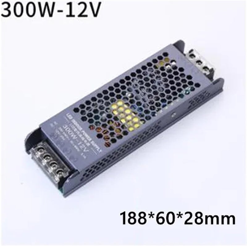 AC DC 220V to 12V 24V Switching Power Supply 500W 12V 24V Super Thin 12 24 V Volt 60W 100W 200W 300W 400W 500W A/D(12V - 300W) - Image 2