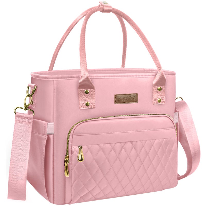 Lunch Bag Lunch Box Women  Leakproof Insulated Lunch Cooler Bag for Women  Large Lunch Tote Bags Adults Pink