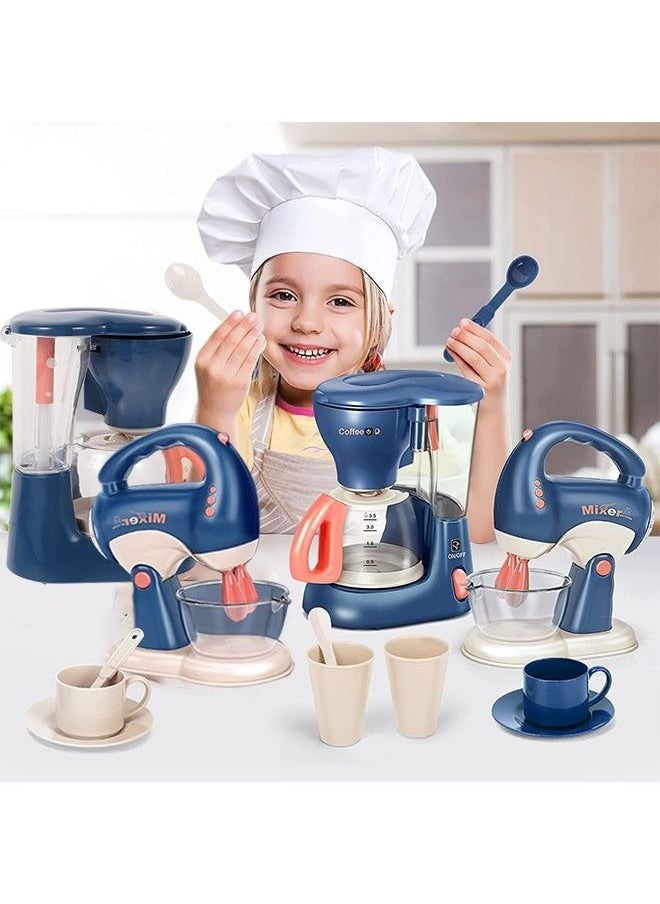 Mixer Toy Pretend Play Toy Set Dollhouse Kitchen Toy Cooking Simulation Educational Toy