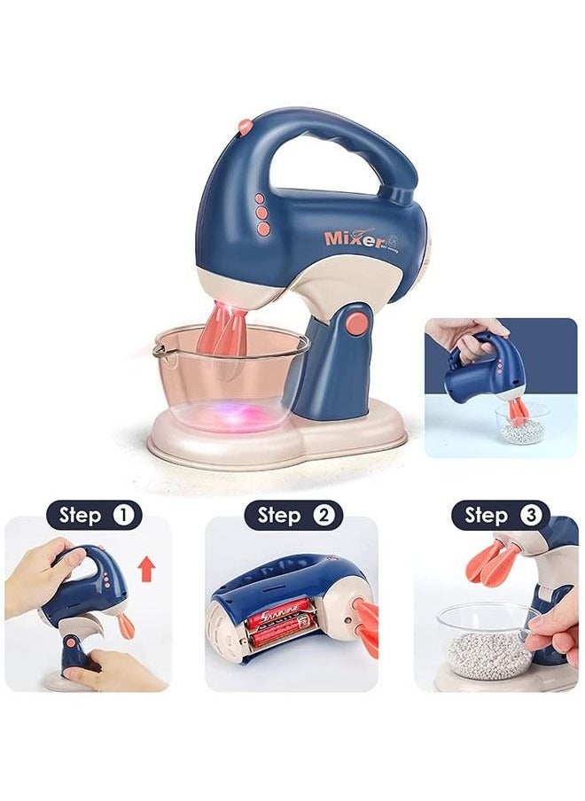 Mixer Toy Pretend Play Toy Set Dollhouse Kitchen Toy Cooking Simulation Educational Toy
