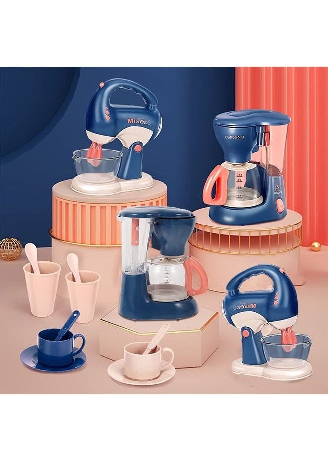 Mixer Toy Pretend Play Toy Set Dollhouse Kitchen Toy Cooking Simulation Educational Toy