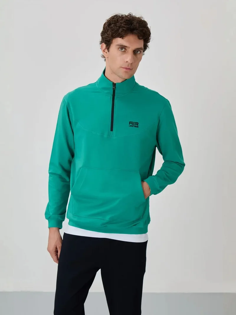 TOMMYLIFE TOMMY Men's Zip-Front Sweatshirt And Pants Set