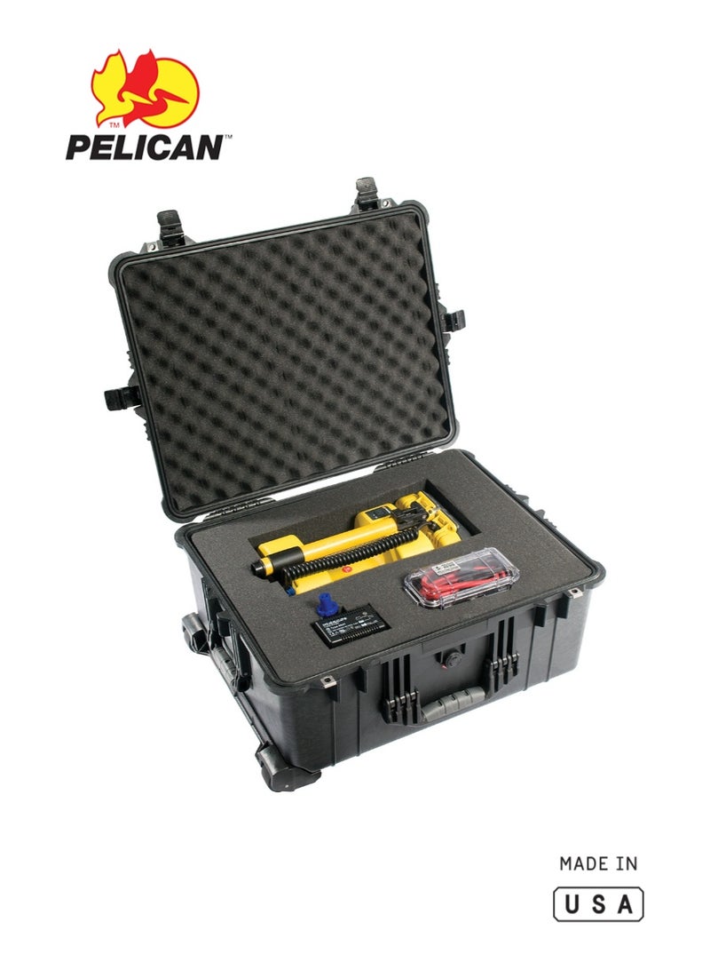 Pelican 1610 Protector Wheeled Case with Padded Dividers, Black, IP67 Waterproof Hard Case - Image 2