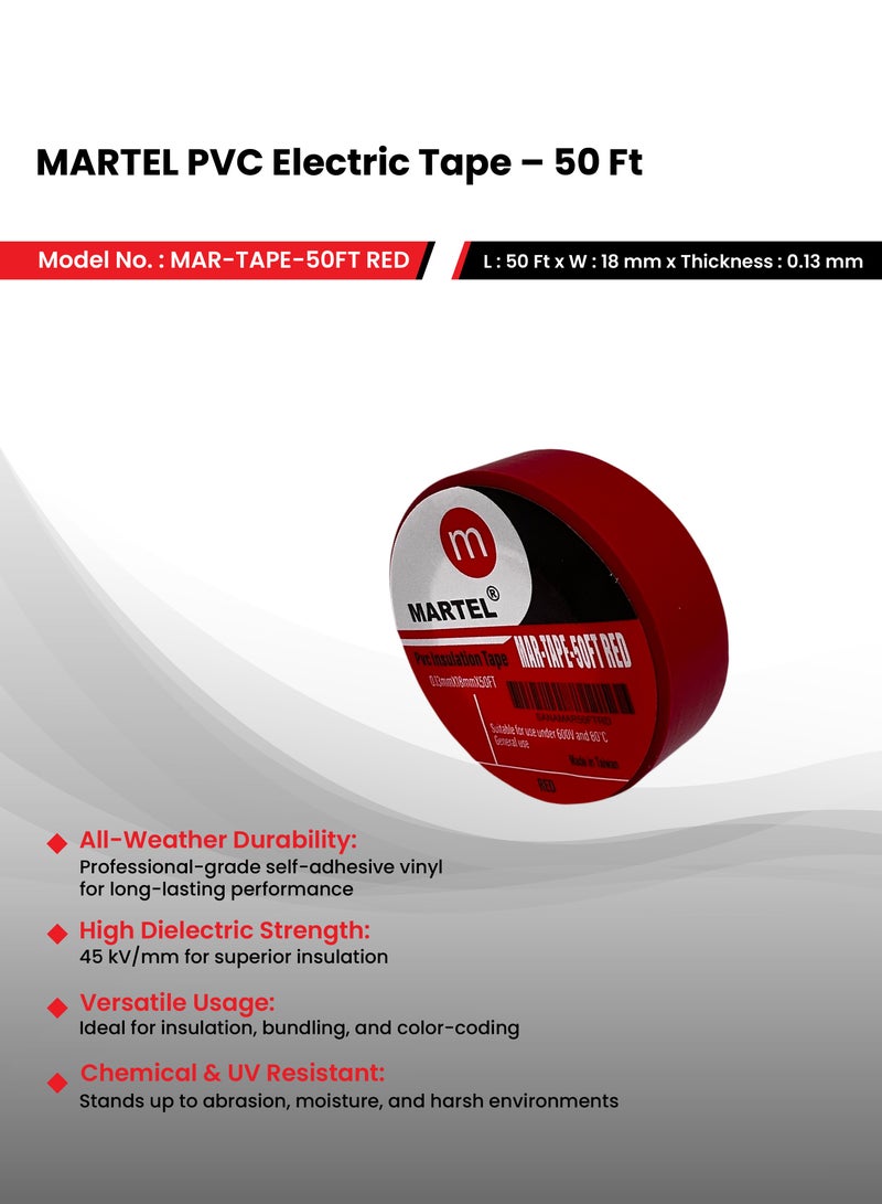 MARTEL Insulation Tape - Red - Image 3