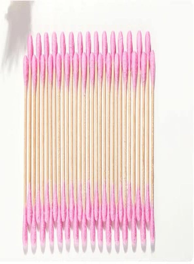 ZQBIEE 500pcs Double Head Cotton Ear & Nose Cleaning Health Care Tools Disposable Bamboo Sticks Soft Beauty Makeup Cotton Buds (Pack of 1) - Image 3