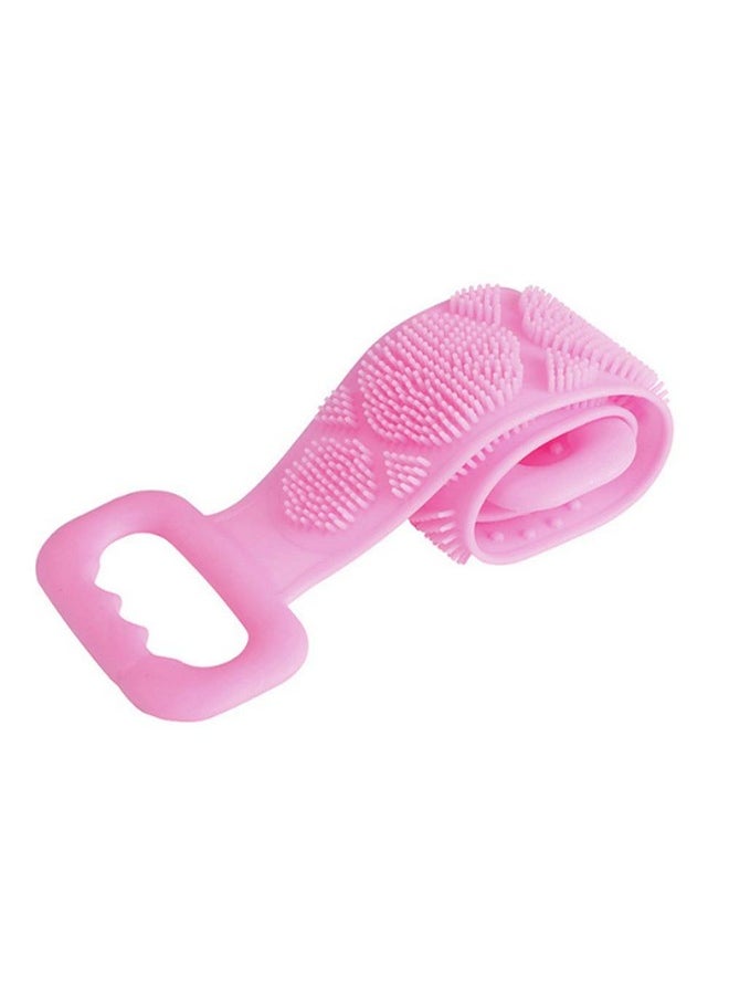 Generic DHE BALAJI Silicone Back Scrubber Bath Brush Washer For Dead Skin Removal Mens Womens Double Side Brush Belt For Shower Exfoliating Belt, Easy to Clean, Lathers Well (Multicolor) (Body Scrubber)  - Image 1