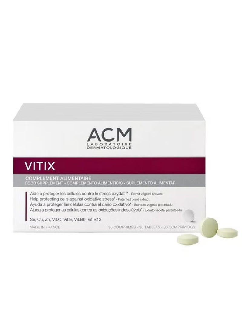 ACM Vitix Food Supplement - 30 Tablets  - Image 1