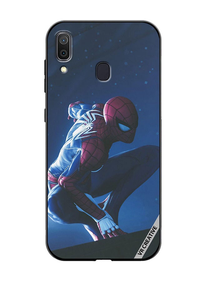 VR CREATIVE Protective Case Cover For Samsung Galaxy A30 Spiderman Design Multicolour - Image 1