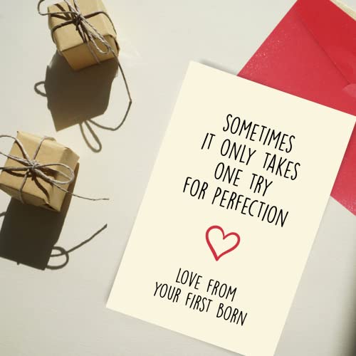 Cheerin Funny Fathers Day Card with Envelope - Hilarious Birthday Cards for Dad from Daughter, Son, Wife - Anniversary Notecard Gift for Husband, Papa, Granddad - Happy Bday Cards 5x8 Inch - Image 4