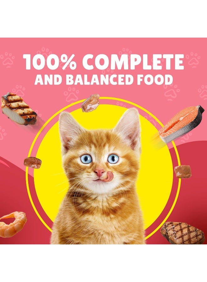 Friskies فريسكيز بيورينا - طعام رطب للقطط الصغيرة قطع دجاج في صلصة 85 جرام (26 كيس) - Image 3
