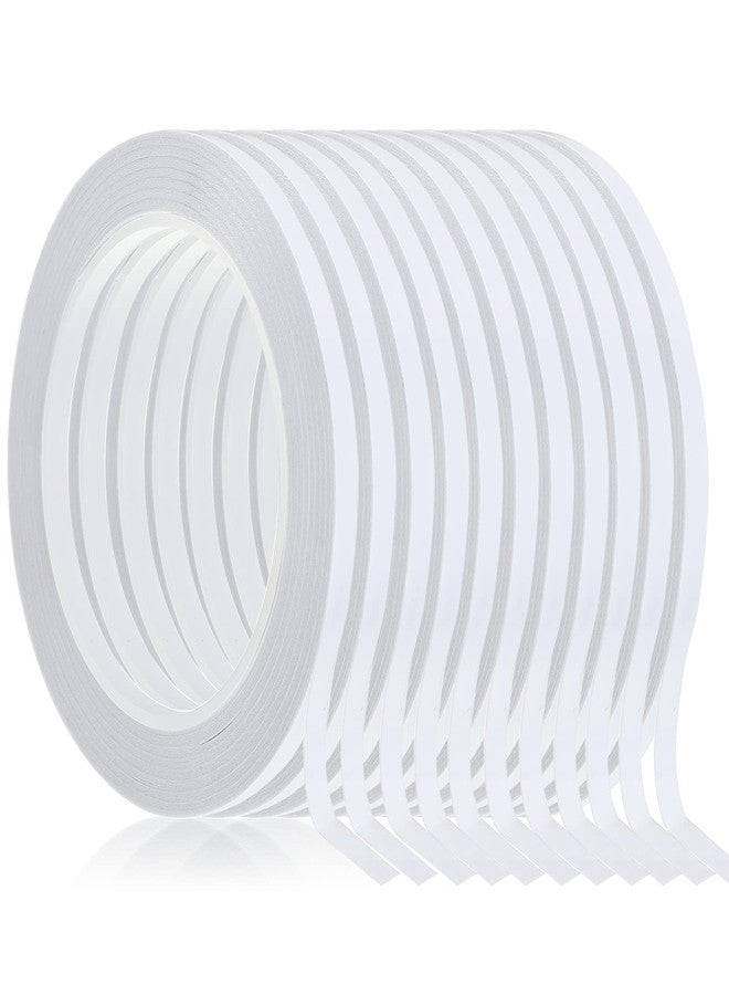 Chuangdi 8 Rolls Double Sided Tapes for Arts, Crafts Photography, Scrapbooking Gift Wrapping Adhesive Sticky Tape Card Making Paper DIY Office Supplies, Each Roll 25 Yards Long (1/4 Inch Wide) - Image 1