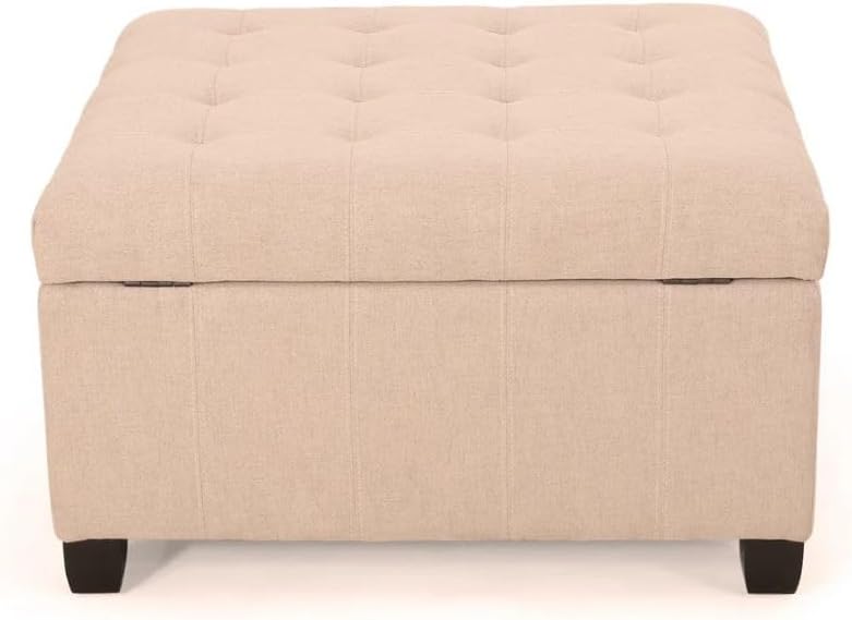 Comfynest Modern Square Tufted Storage Ottoman - Image 3