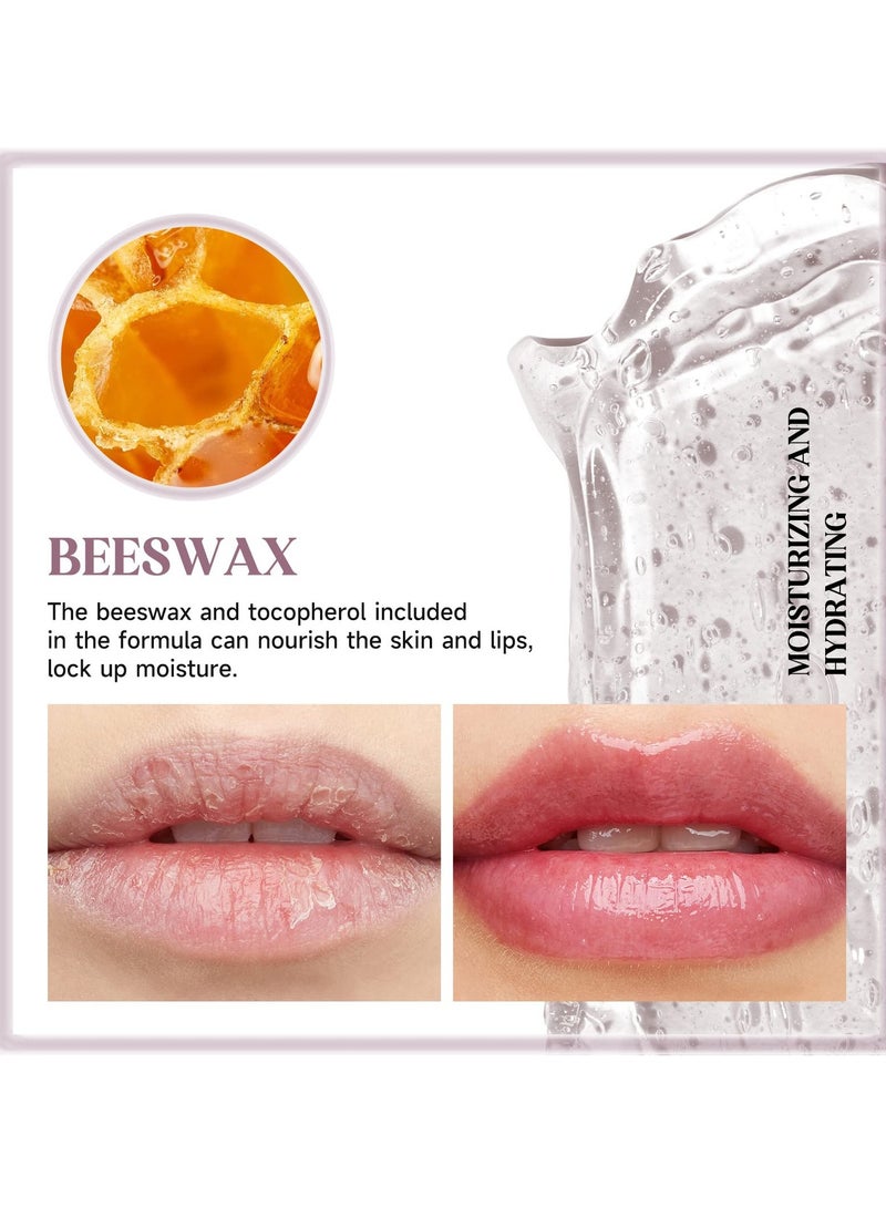 Color Changing Blusher for Cheek & Lip, Color Changing & Clear Blusher Multi-Use Moisturizing Lightweight Long Lasting Blush Natural Glossy Finish Makeup (Transparent Red) - Image 2