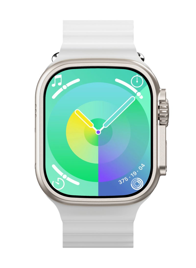 T900 Ultra Plus - T900 Ultra Smart Watch Fitness 2 GS 3D WHITE - Image 1