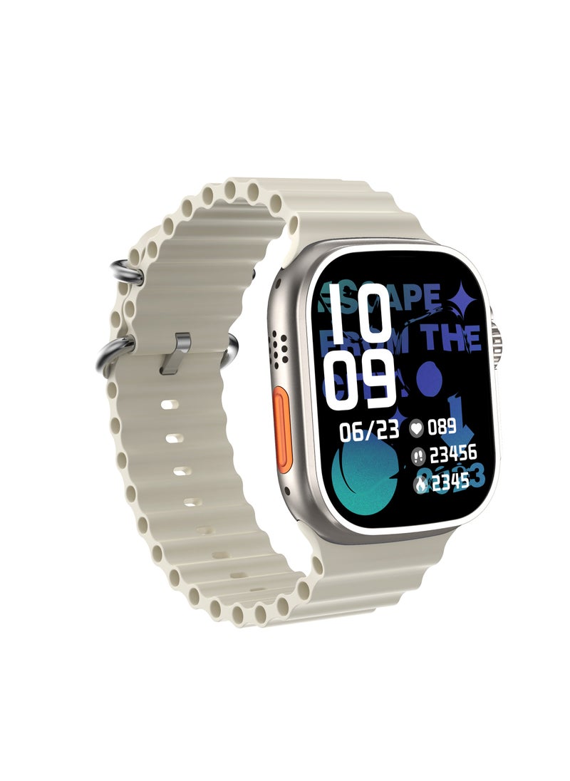 T900 Ultra Plus - T900 Ultra Smart Watch Fitness 2 GS 3D WHITE - Image 1