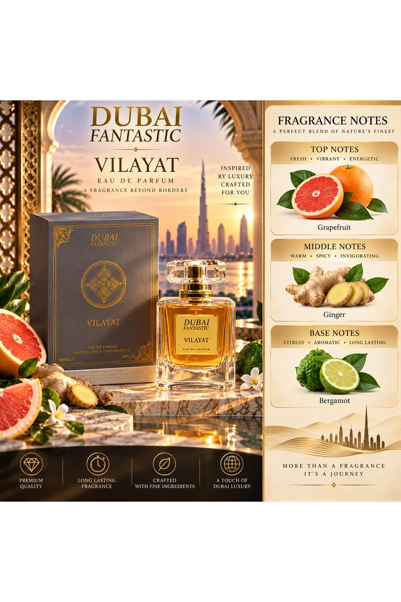 Loui Martin Vilayat Eau de Parfum 100ml – Fresh Citrus & Spicy Fragrance