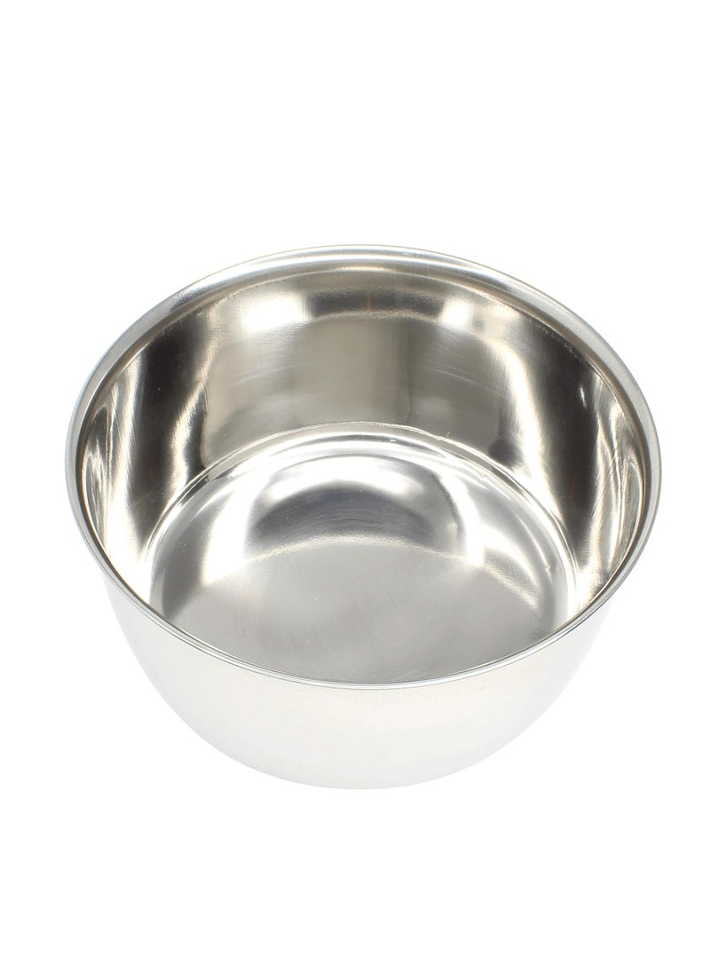 Ayda Stainless Steel Salad Bowl Deep Mixing and seving Bowl Made In India 22.5cm 