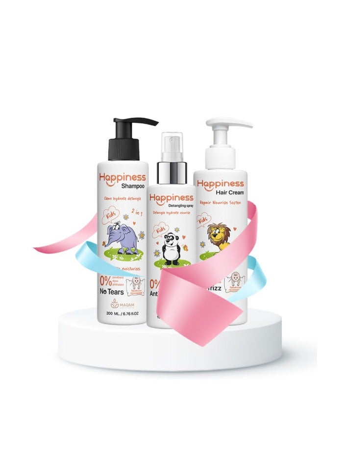 Happiness Anti-frizz Routine For Kids