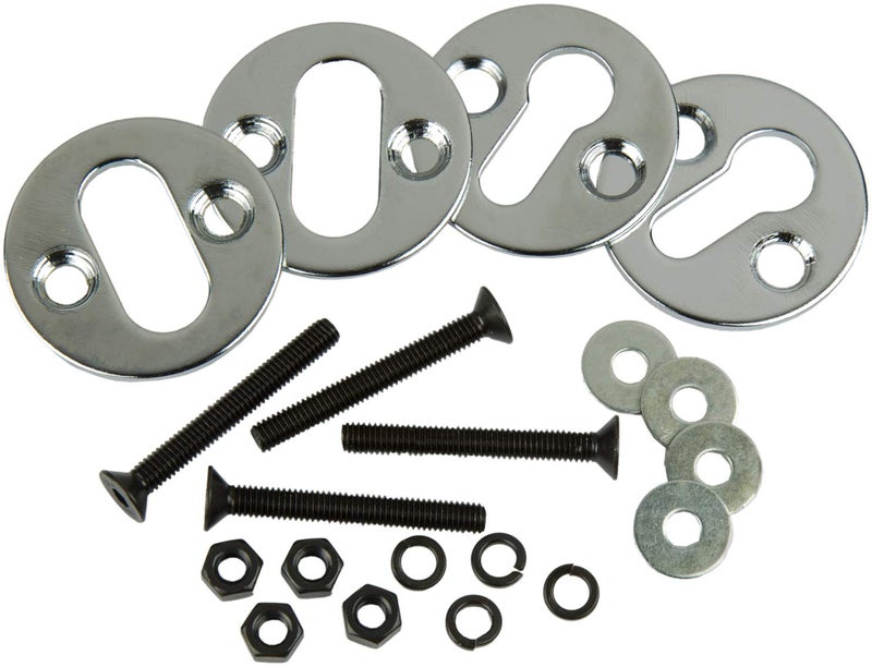 Raider 19-610 Deluxe Chrome 5-3/4" Wide Wheel Chock for Motorcycles, Mopeds, Trailers - Image 3