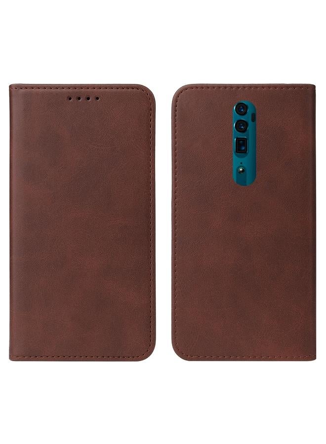 S-TOP Case For OPPO Reno 10x Zoom Magnetic Closure Leather Phone Case - Image 2